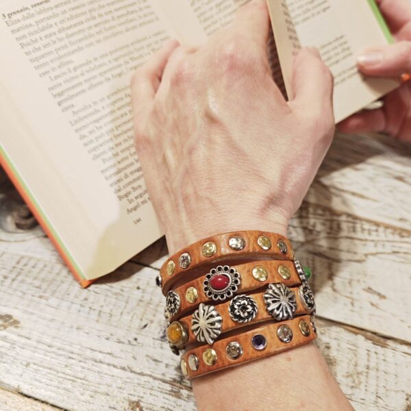 ARTEMIDE BRACCIALE IN CUOIO